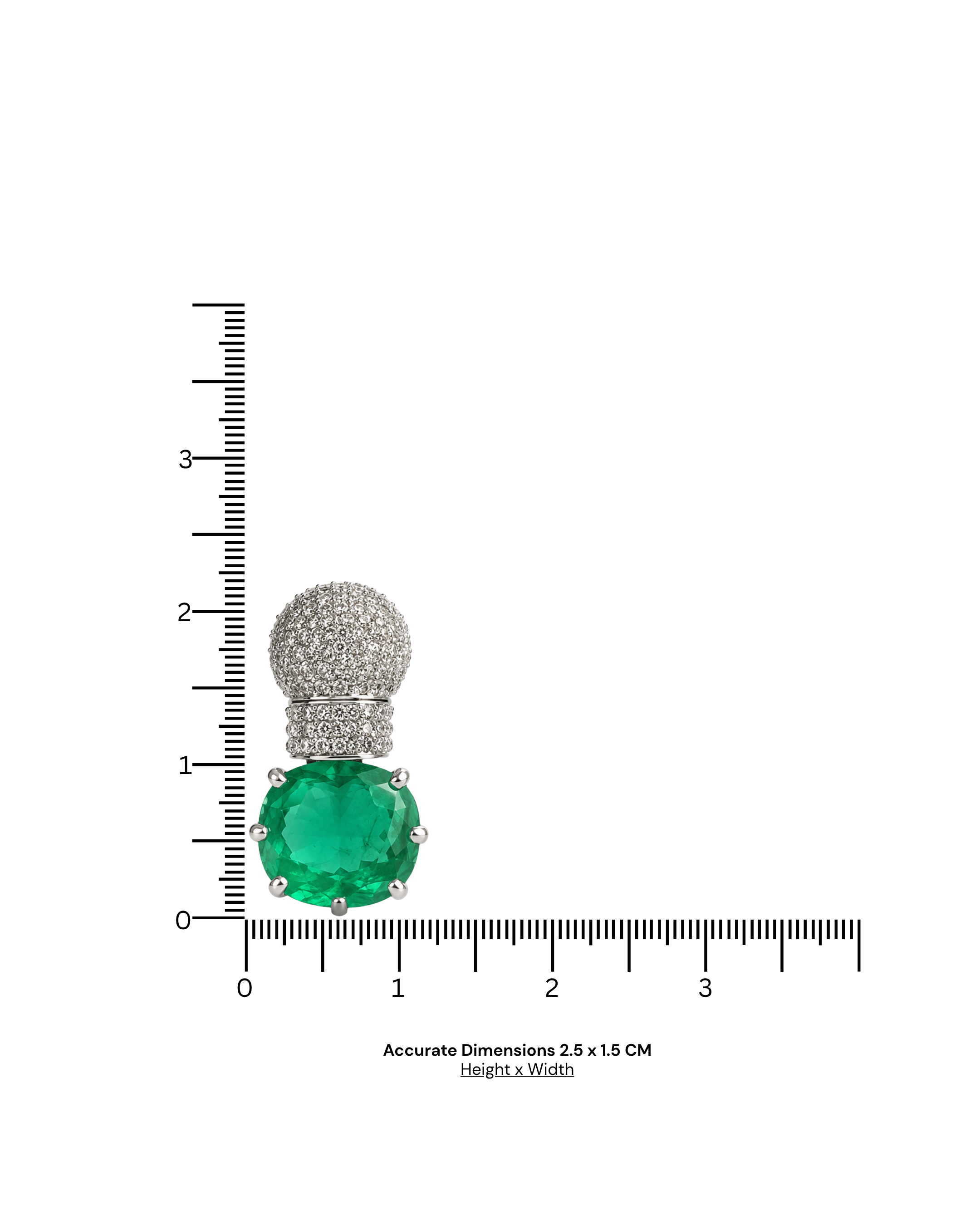Emerald Radiance Silver Drop Earrings