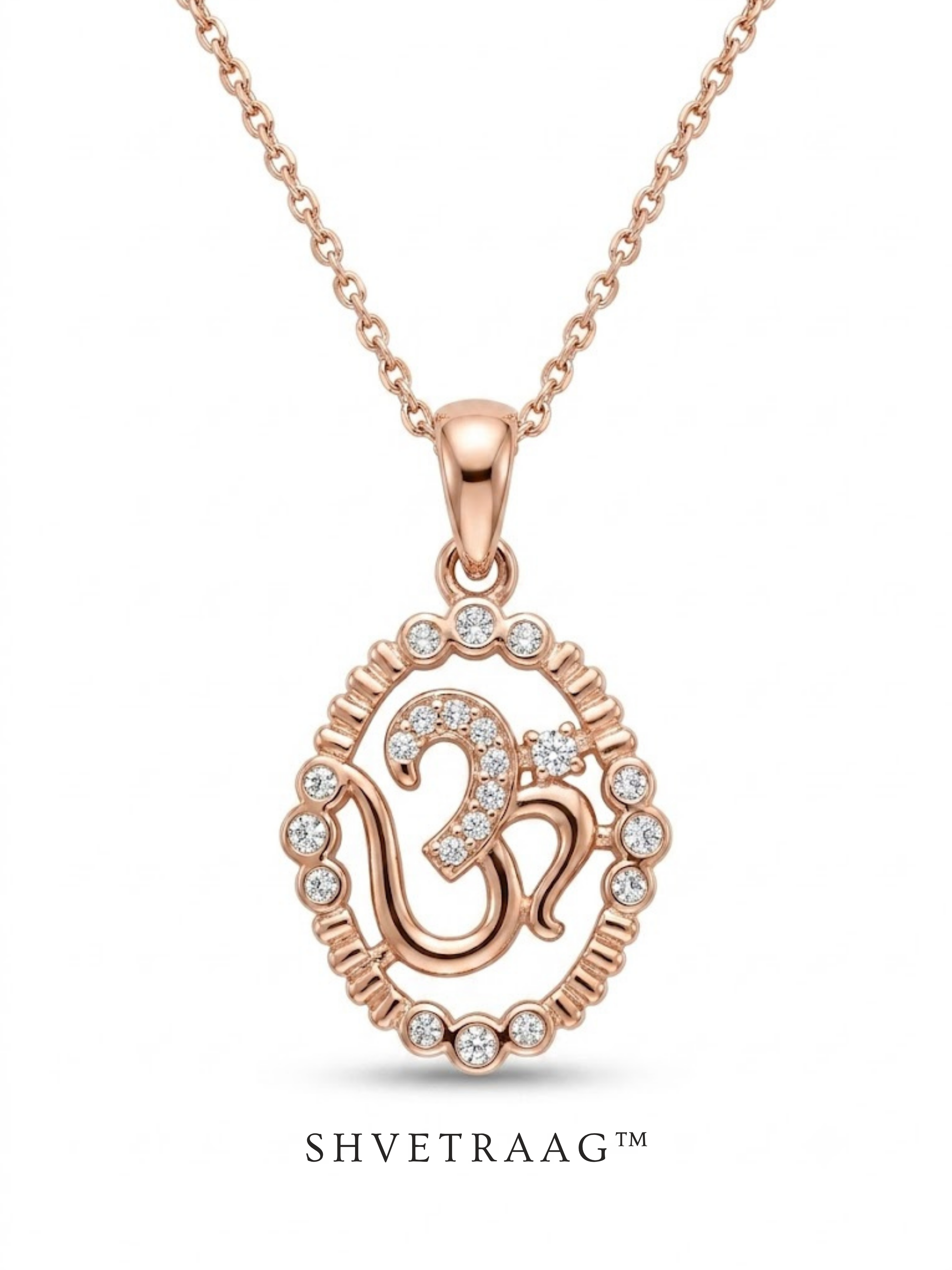 Celestial Om Halo Pendant Necklace