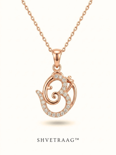Divine Om Sparkle Pendant Necklace