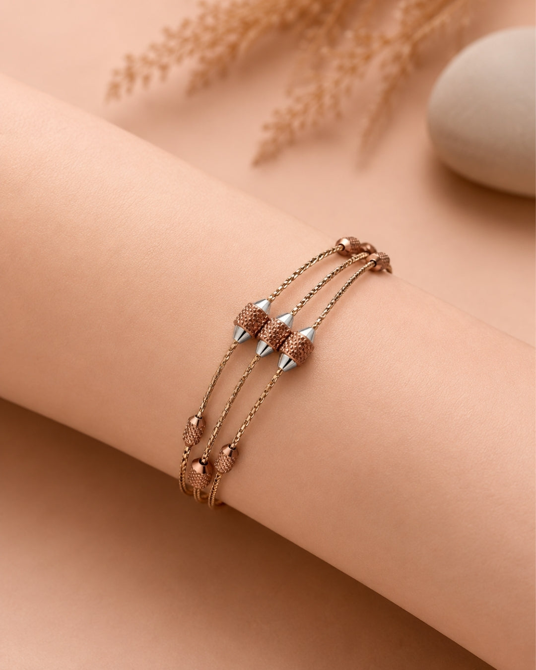 Trinity Grace Dual Tone Bracelet