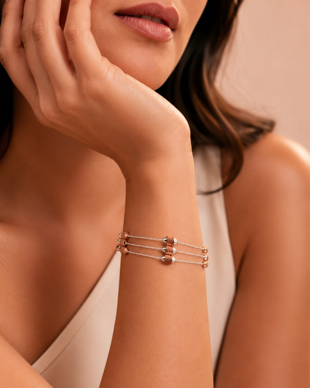 Trinity Grace Dual Tone Bracelet