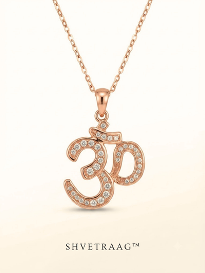 Divine Om CZ Pendant Necklace