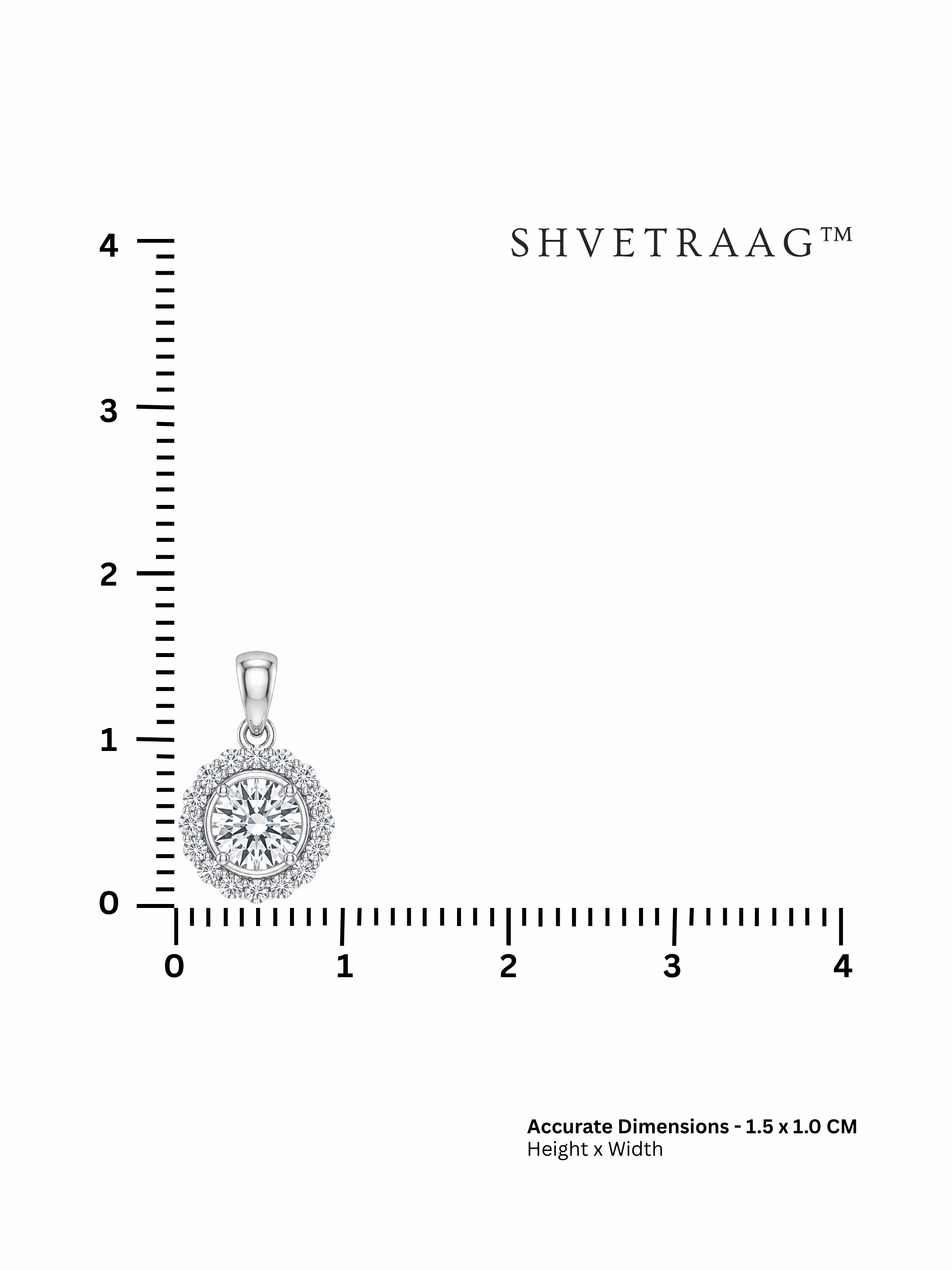 Classic Solitaire Halo Pendant