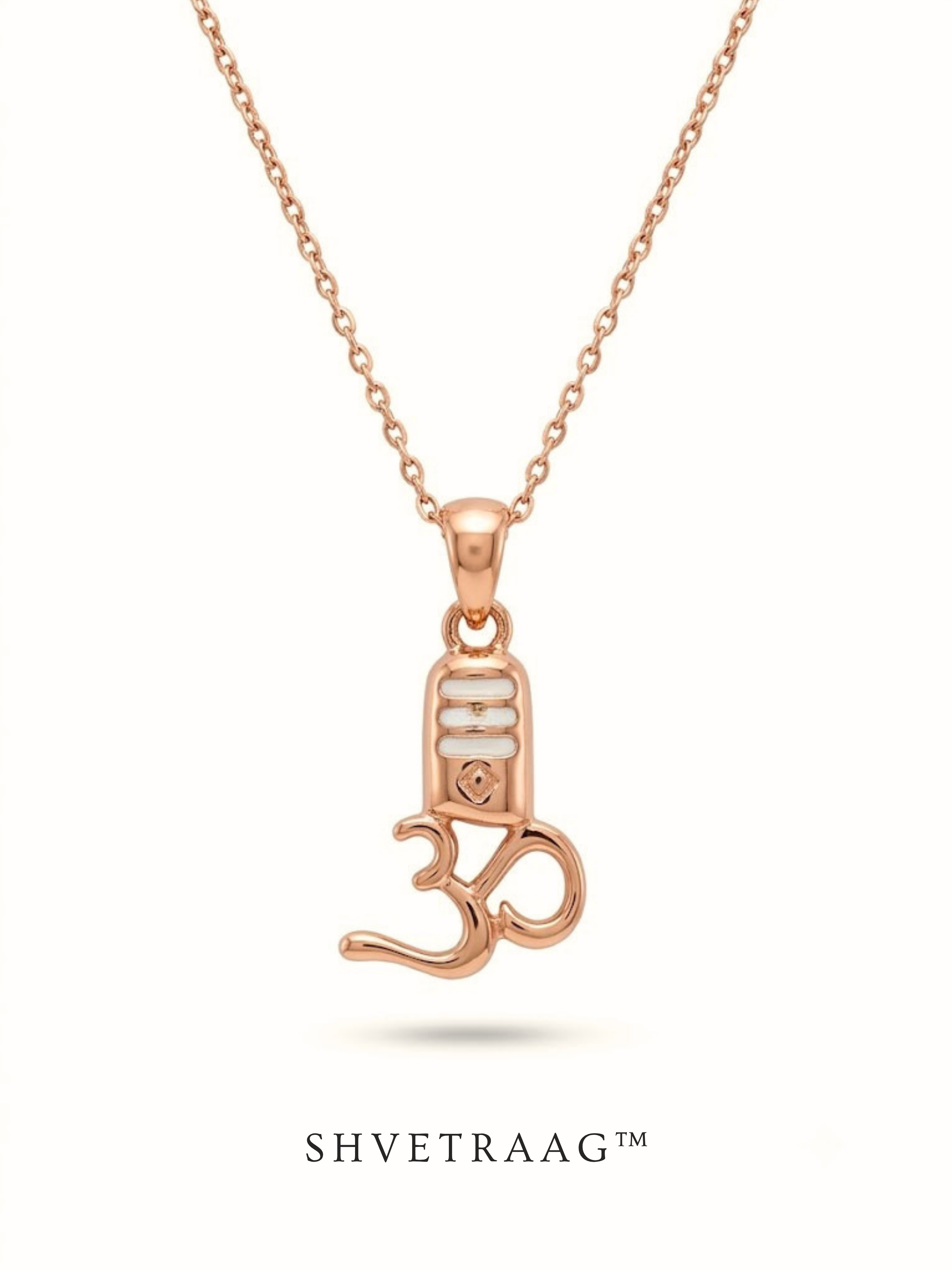 Divine Shivling Om Pendant Necklace