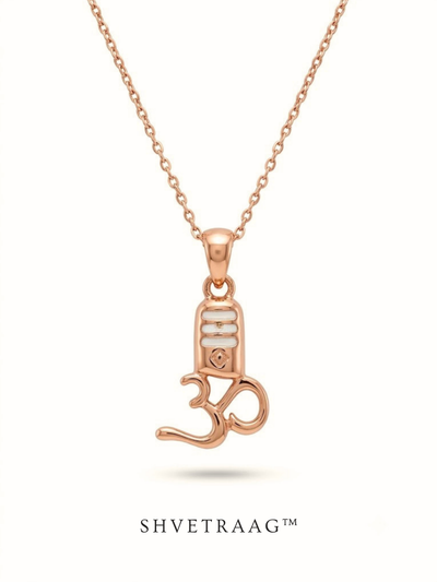 Divine Shivling Om Pendant Necklace