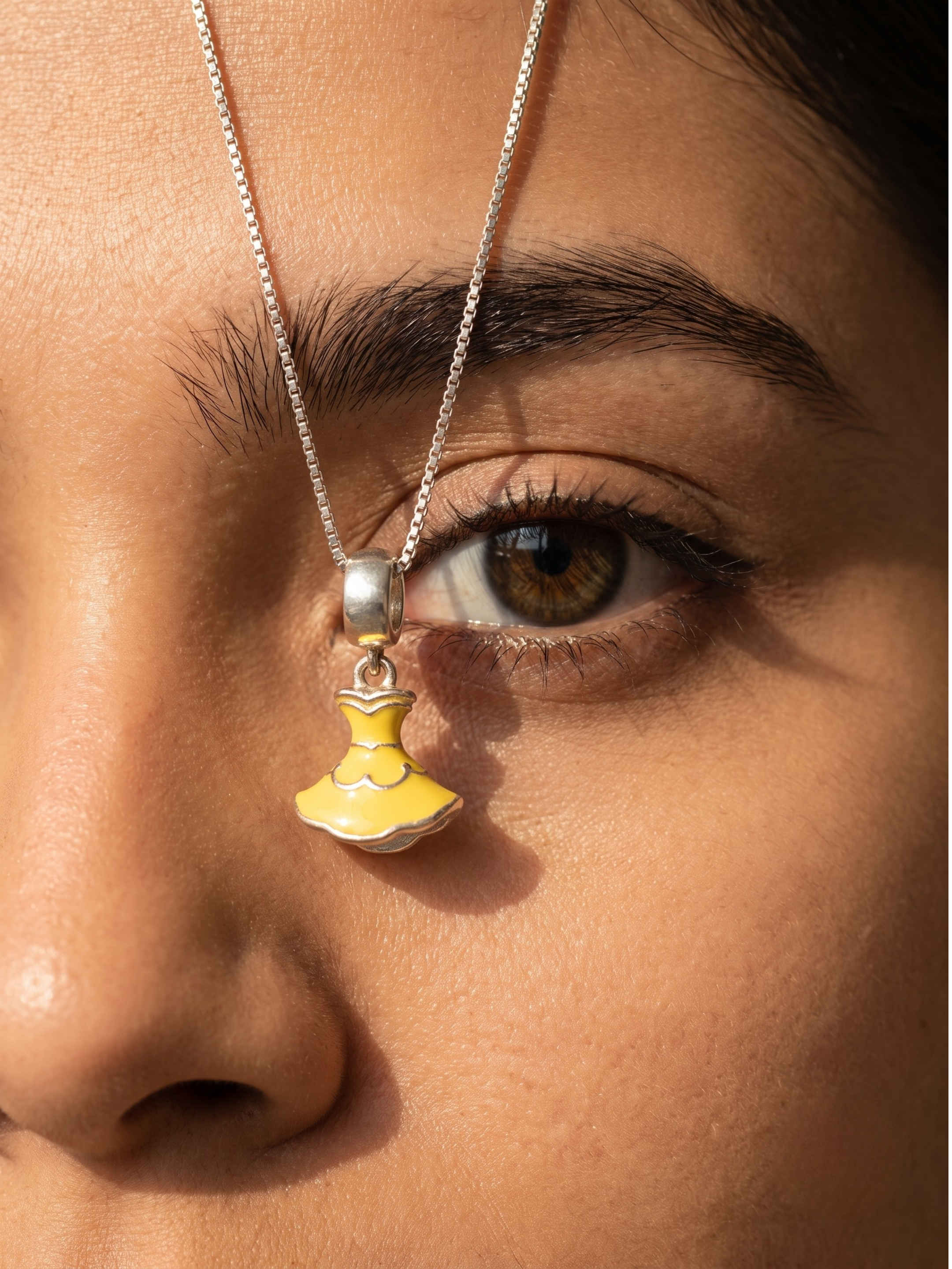 Enchanted Golden Gown Charm