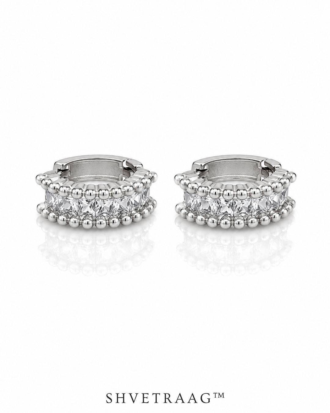Celeste Crystal Hoop Earrings