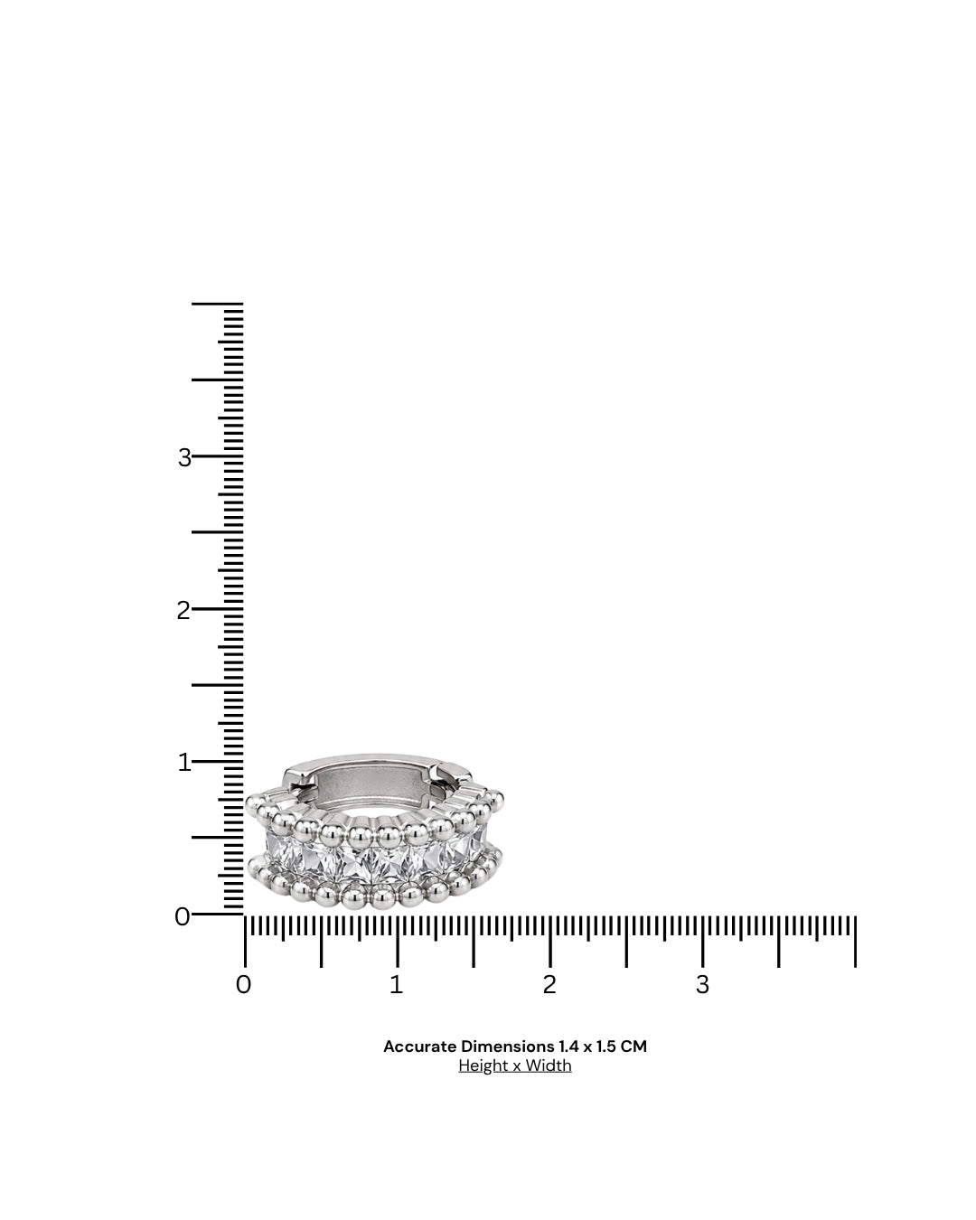 Celeste Crystal Hoop Earrings