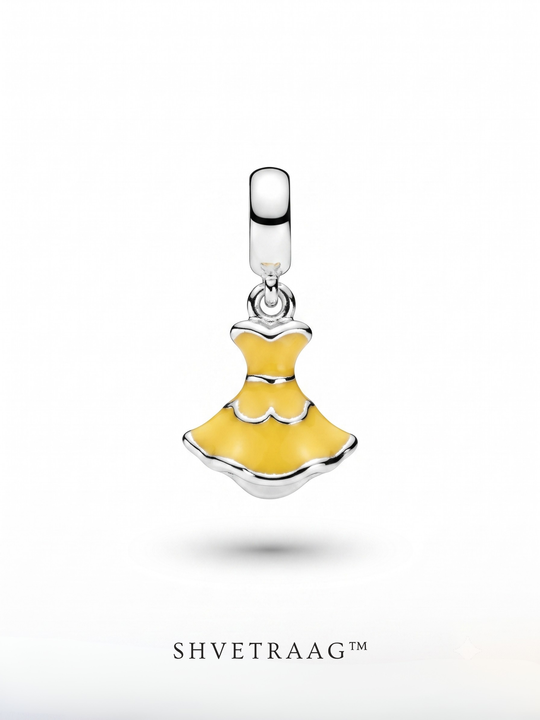 Enchanted Golden Gown Charm