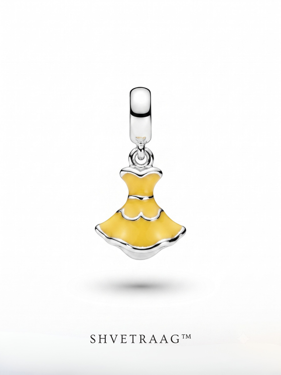 Enchanted Golden Gown Charm