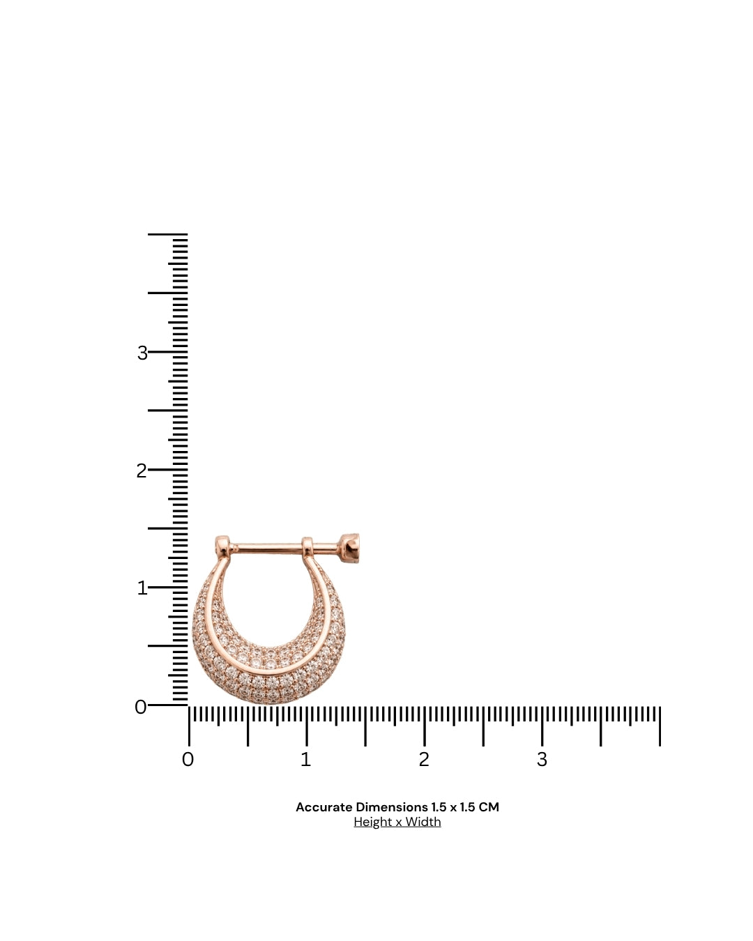 Aurora Pavé Hoop Earrings