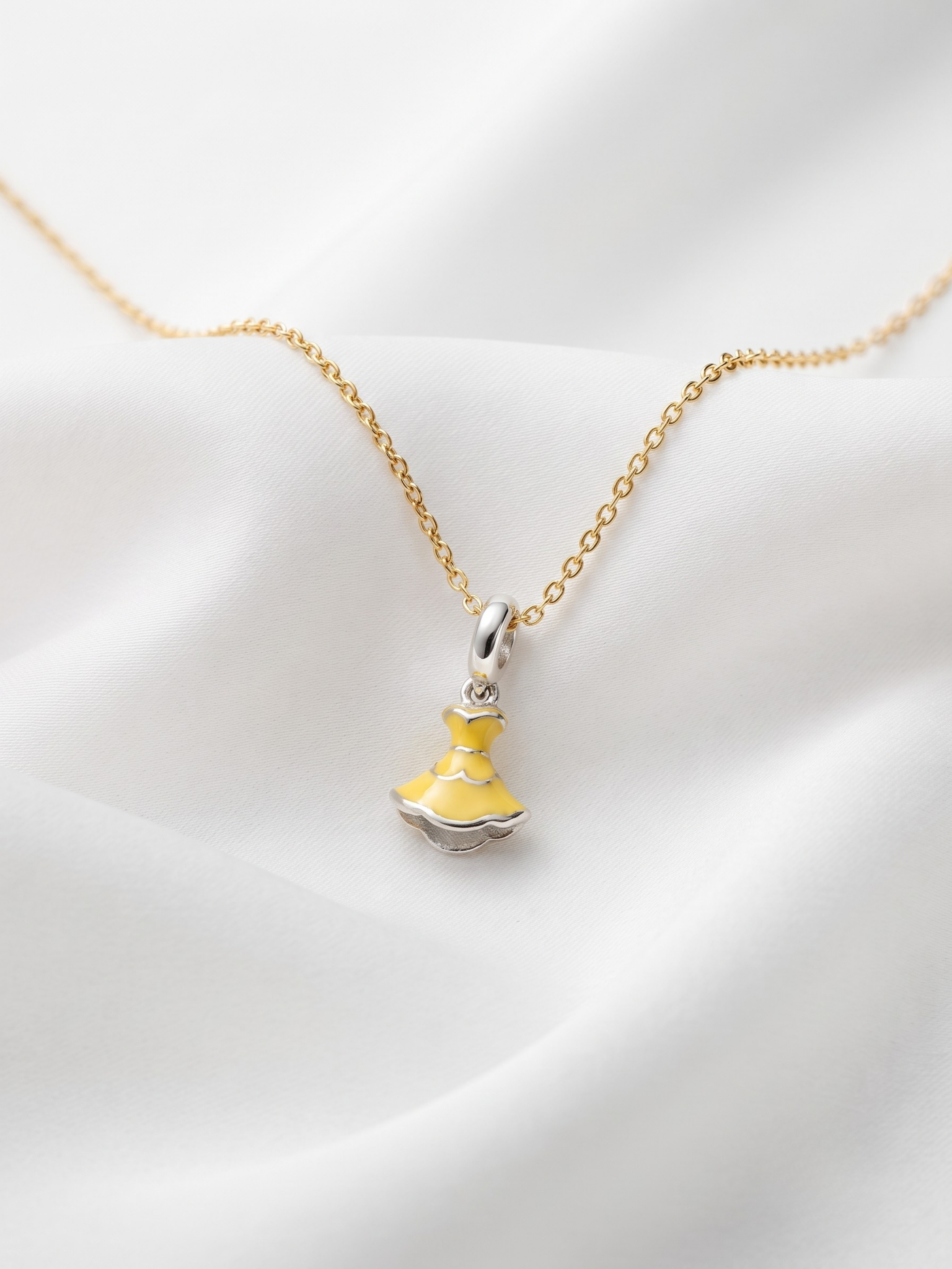 Enchanted Golden Gown Charm