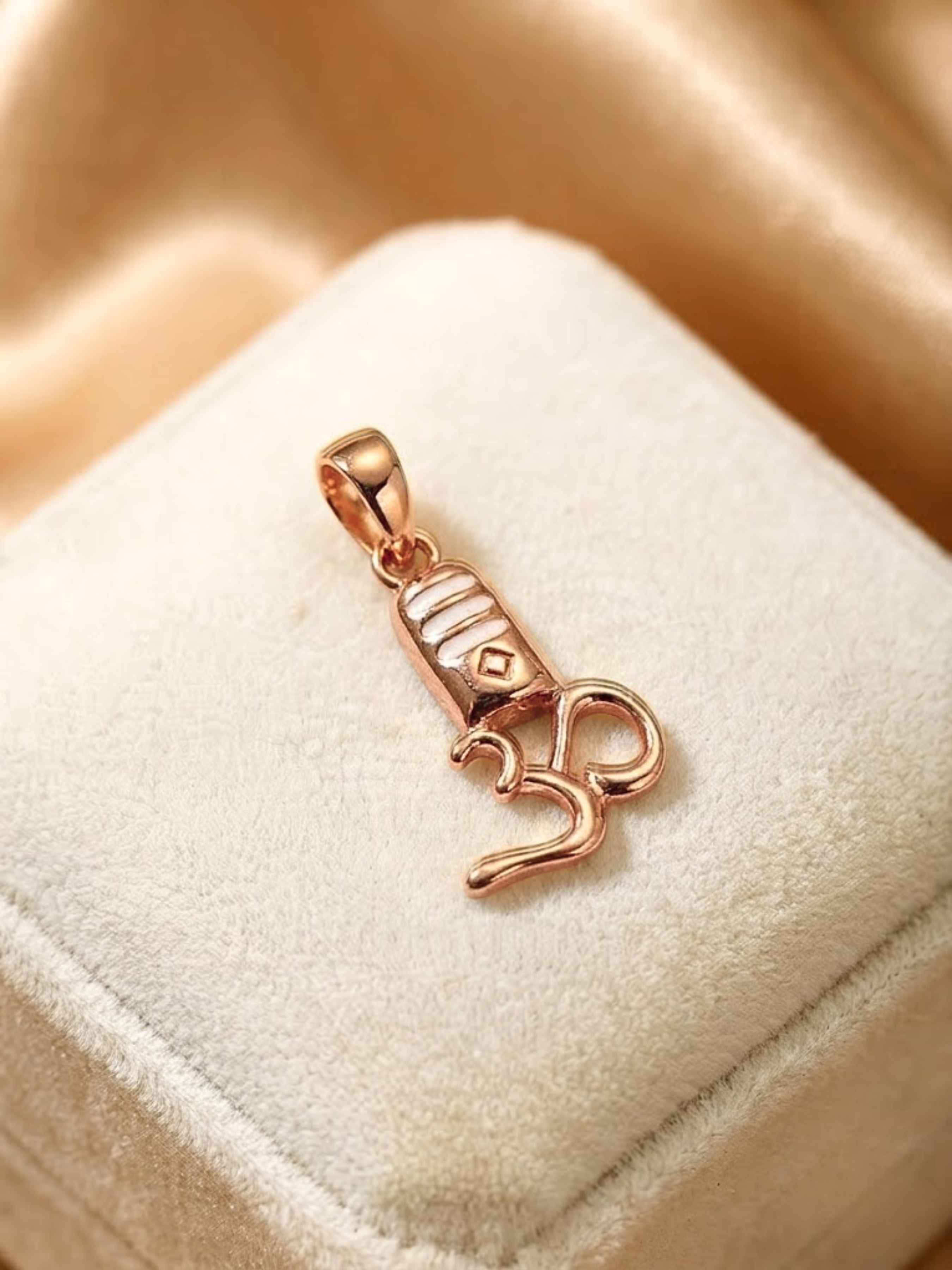 Divine Shivling Om Pendant Necklace